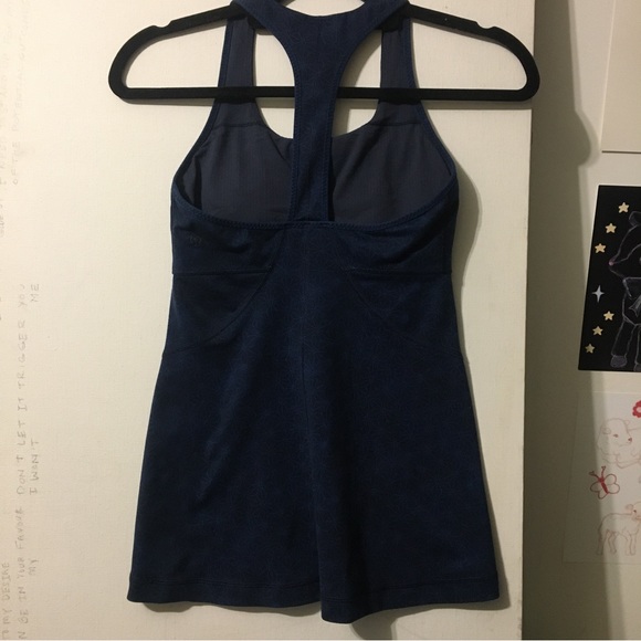 * NWOT Lululemon Size 6 / XS yoga matching set blue navy black gold white - Picture 13 of 14